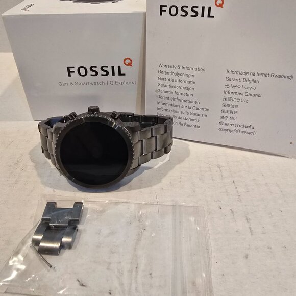 Fossil Watch Gen 3 Smart Watch Smoke Gray New in Box - Picture 3 of 9